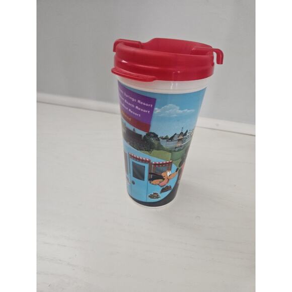Disney World Resort Parks Rapid Fill Refillable Mug‎ Cup Lid Travel Red - Picture 4 of 7